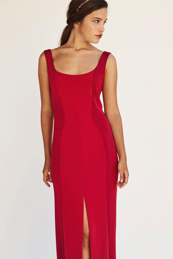 Vestido Silueta Rojo - IN MADE SPAIN